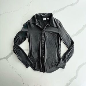 Aritzia Black Wilfred Pose  Longsleeve